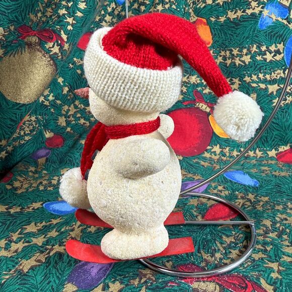 Lot Of 2 Dept 56 Billy Buttons Ornaments Snowman Skiing Moose Fishing Boat Tag - Picture 11 of 13